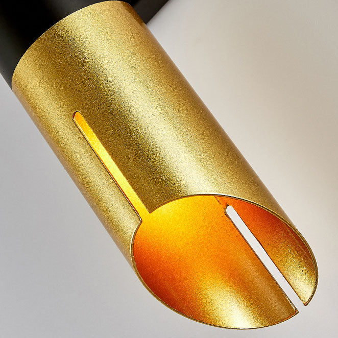 Modern Luxury Cylinder Iron 2-Light Wall Sconce Lamp