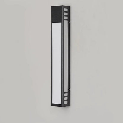Simplicity Acrylic Column LED Waterproof Wall Sconce Lamp