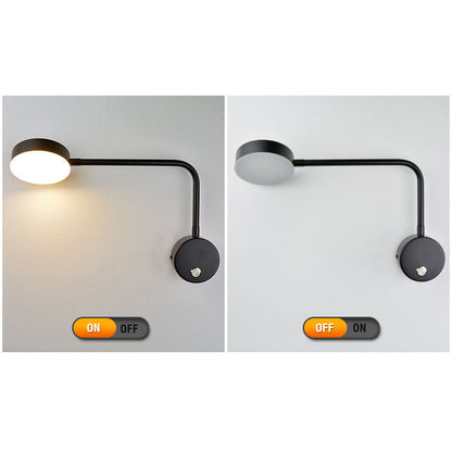 Solid Color with Switch Rotatable LED Wall Sconce Lamp