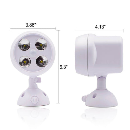 Spotlight LED Rotating Sensor Street Light Wall Sconce Lamp