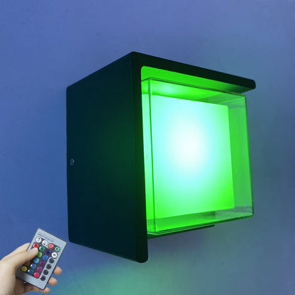 Aluminum Rhombus Smart App Dimming LED Wall Sconce Lamp