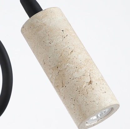 Japanese Travertine 1-Light Adjustable Wall Sconce Lamp