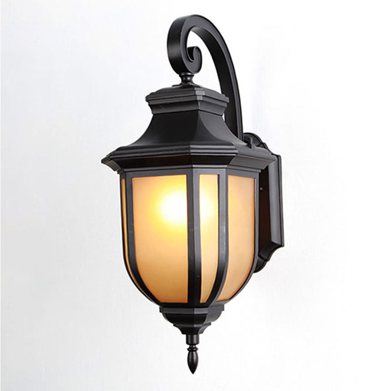 Aluminum Alloy Square Outdoor 1-Light Wall Sconce Lamp