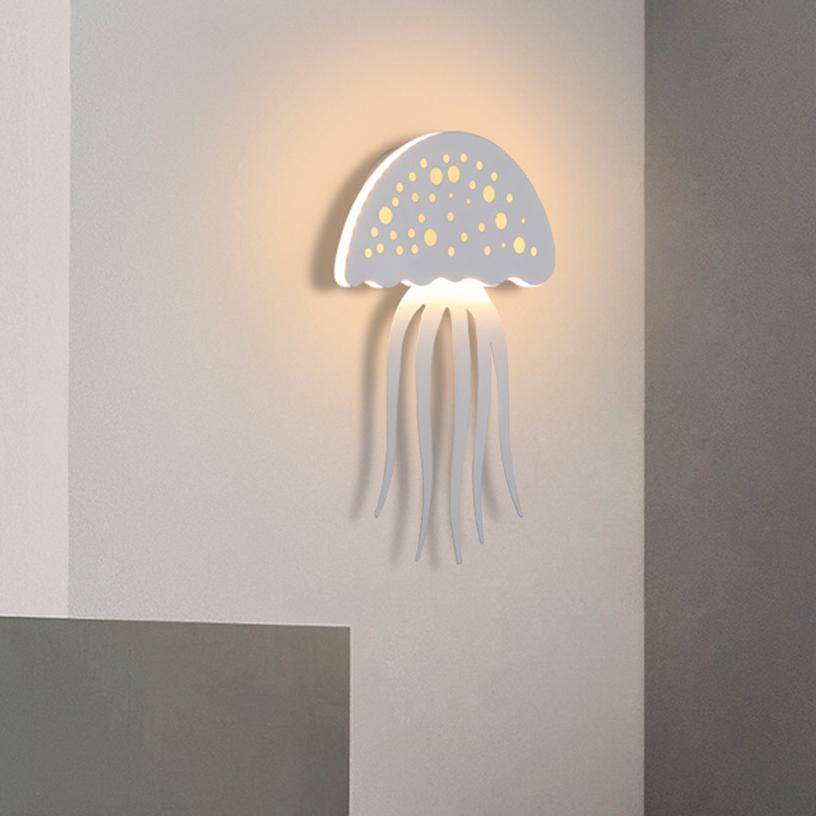 Modern Creative 1-Light LED Jellyfish Wall Lamp