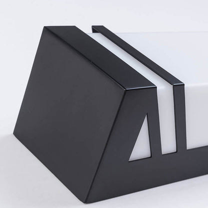 Waterproof Square LED Outdoor Sensor Wall Sconce Lamp