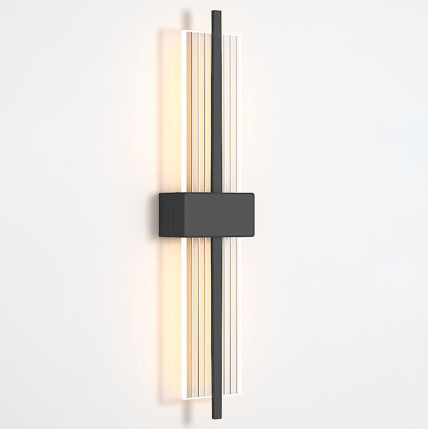 Light Luxury Rectangular Acrylic LED Wall Sconce Lamp