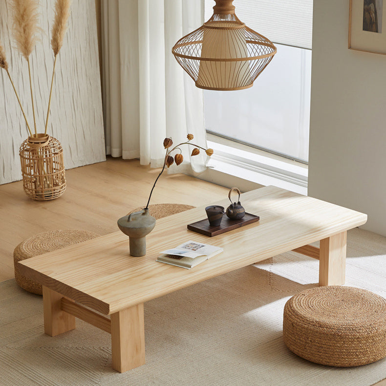 Traditional Solid Wood Coffee Table