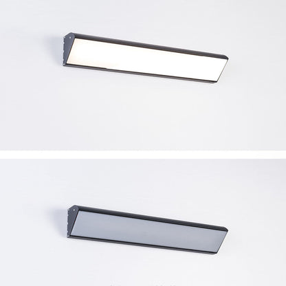 Rectangular Aluminum PC Waterproof LED Wall Sconce Lamp