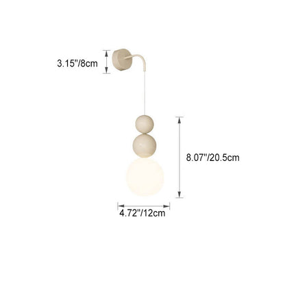 Minimalist Personality Iron Gourd 1-Light Wall Sconce Lamp