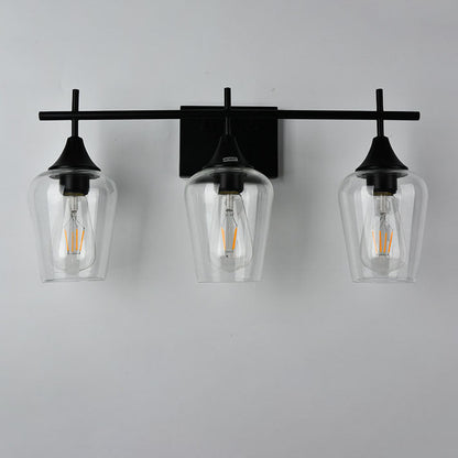 Traditional Wine Glass Iron 2/3 Light Wall Sconce Lamp