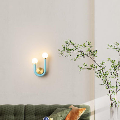 U-Shape Iron Aluminium Acrylic LED Wall Sconce Lamp