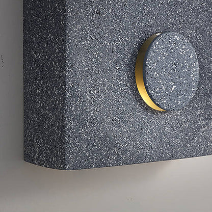Scandinavian Cement Square 1-Light Wall Sconce Lamp