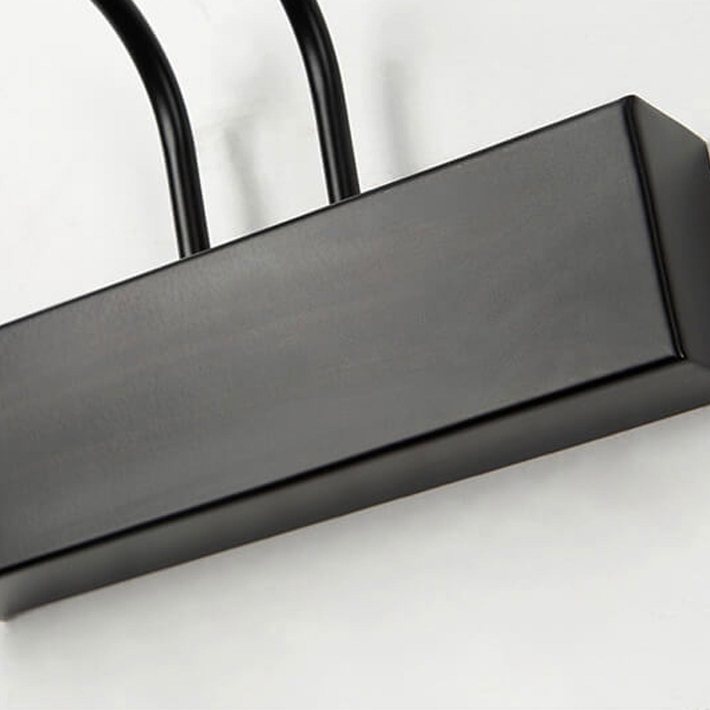 Solid Curved Arm Long Vanity Light LED Wall Sconce Lamp