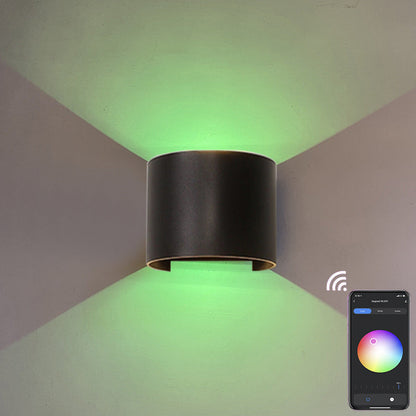Aluminum APP Dimming Waterproof LED Wall Sconce Lamp