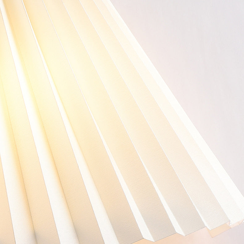 Nordic Iron PVC Cubic Pleated 1-Light Wall Sconce Lamp