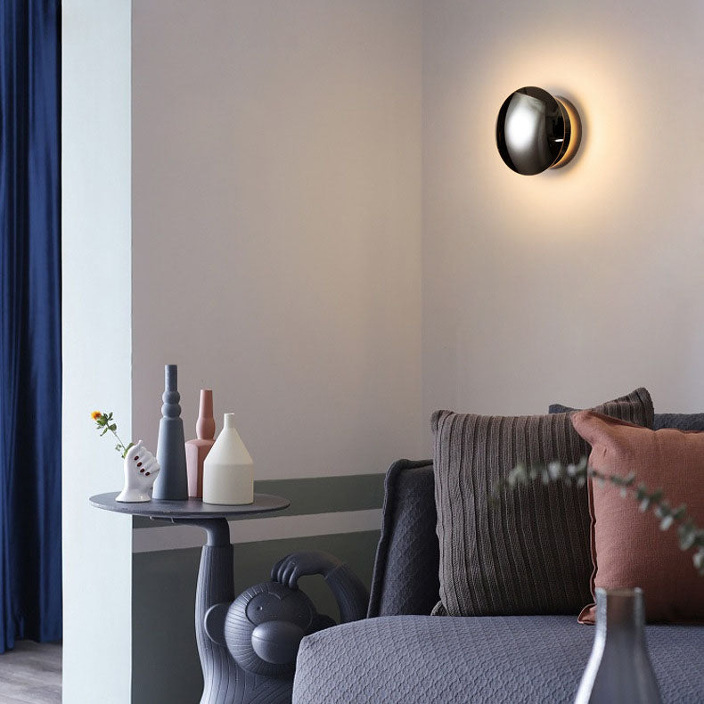 Spherical Electroplated Aluminum LED Wall Sconce Lamp