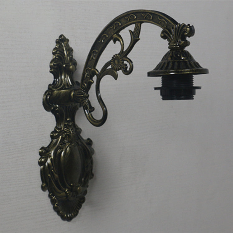 Tiffany Circle Alloy Iron Stained 1-Light Wall Sconce Lamp