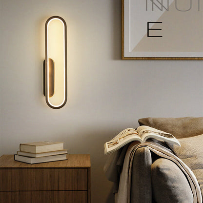 Industrial All Copper Oval Design LED Wall Sconce Lamp