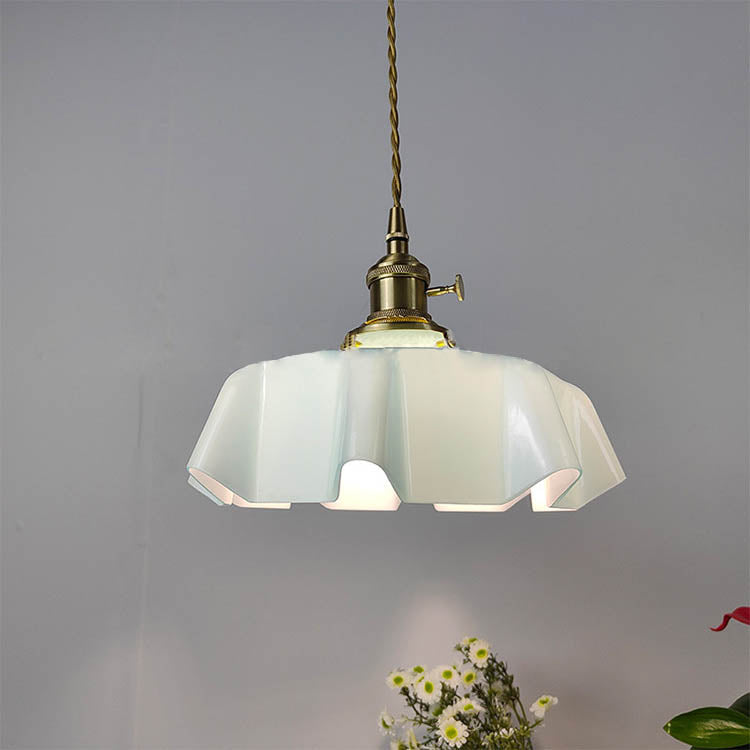 Traditional Petal Pendant Light