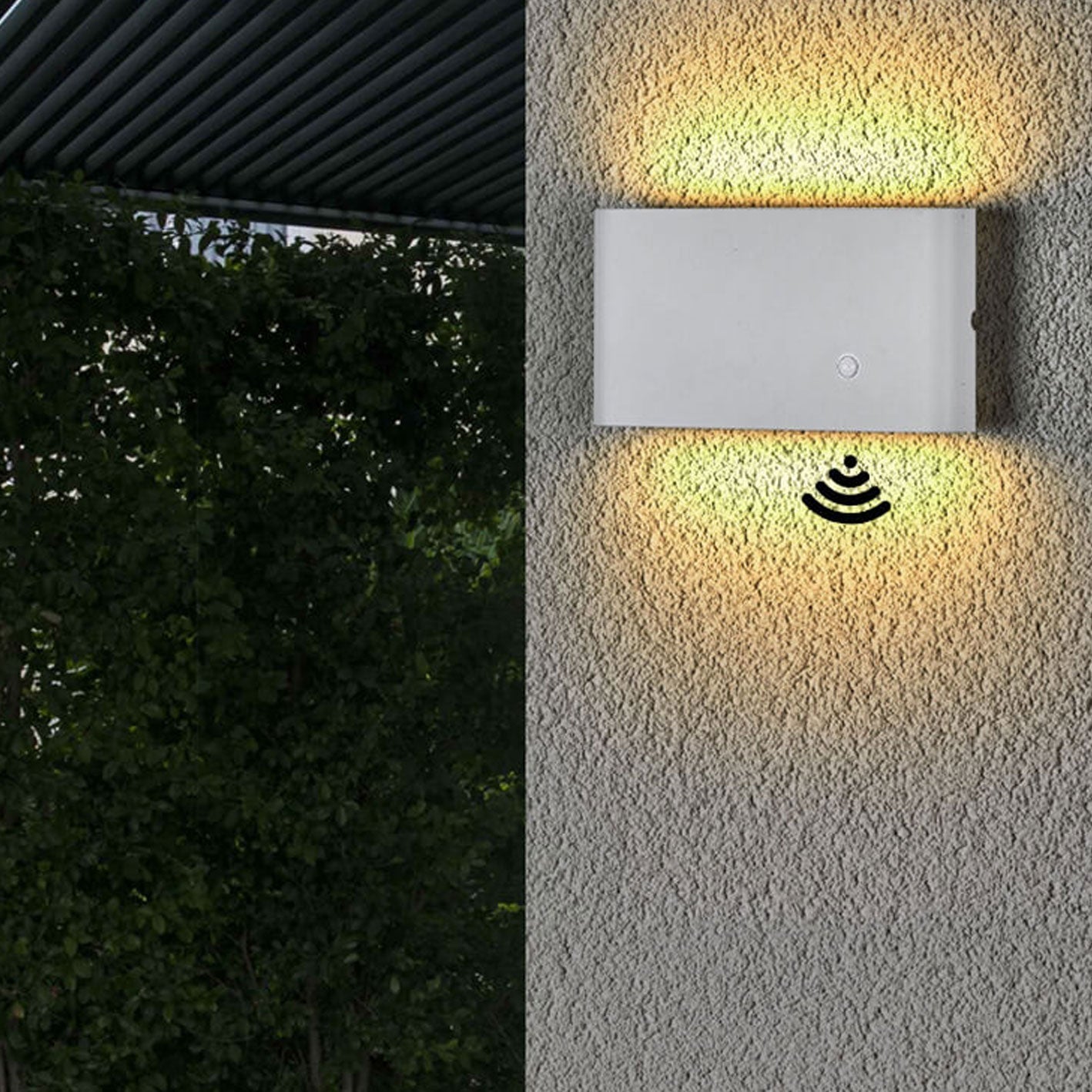 Human Rechargeable Magnetic LED Outdoor Wall Sconce Lamp