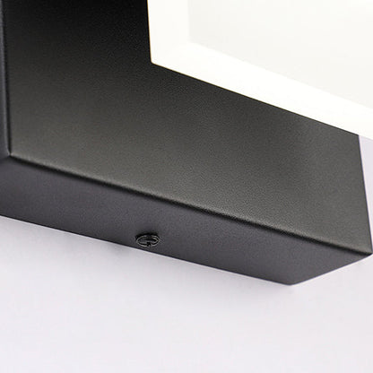 Minimalist Rectangle Iron Aluminum PS LED Wall Sconce Lamp