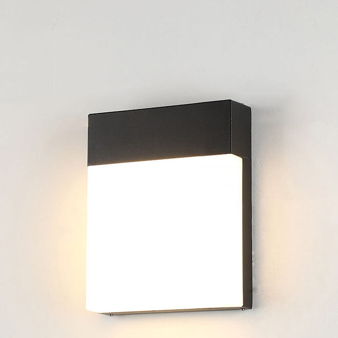 Outdoor Frosted Aluminum Waterproof LED Wall Sconce Lamp