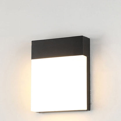 Outdoor Frosted Aluminum Waterproof LED Wall Sconce Lamp