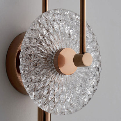 Modern Light Luxury Handmade Glass 1-Light Wall Sconce Lamp