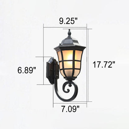 Outdoor Waterproof Anti-rust 1-Light Wall Sconce Lamp