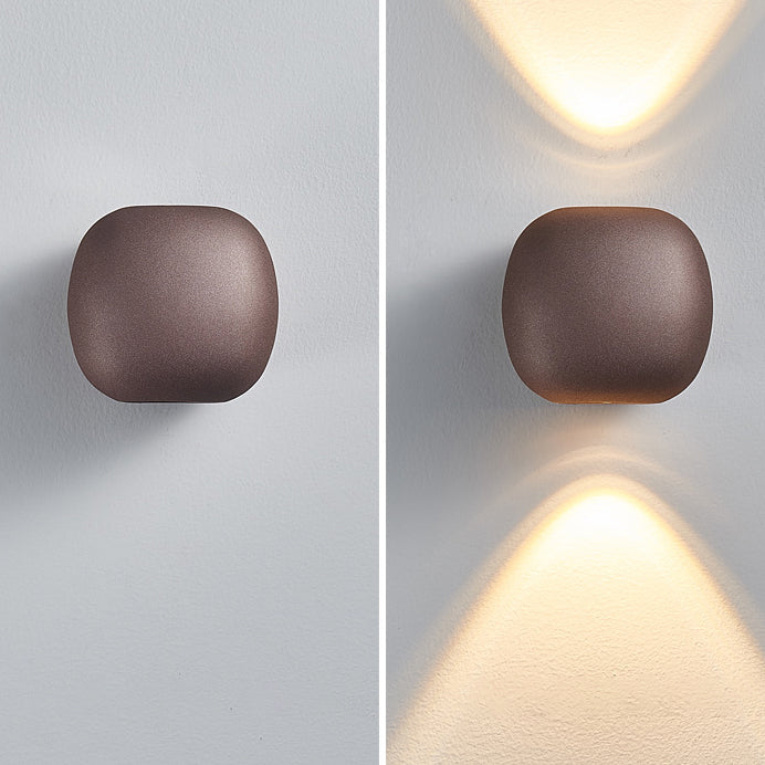 Modern Simplicity Aluminum Spherical LED Wall Sconce Lamp