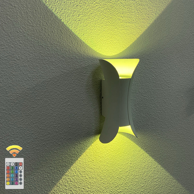Waterproof Rectangle Aluminum LED Wall Sconce Lamp