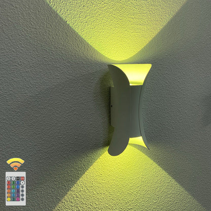 Waterproof Rectangle Aluminum LED Wall Sconce Lamp