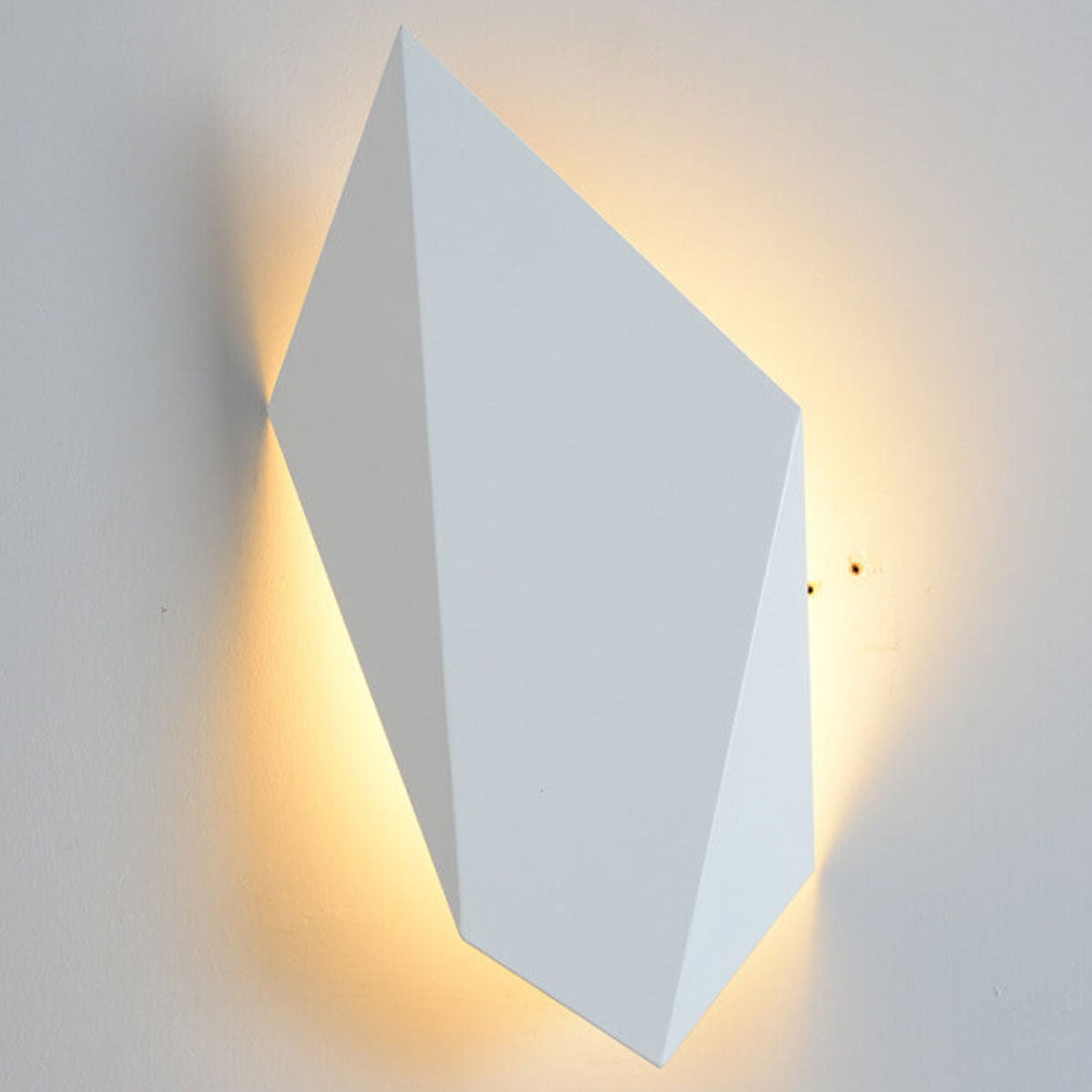 Nordic Iron Geometric Rhombus Design LED Wall Sconce Lamp