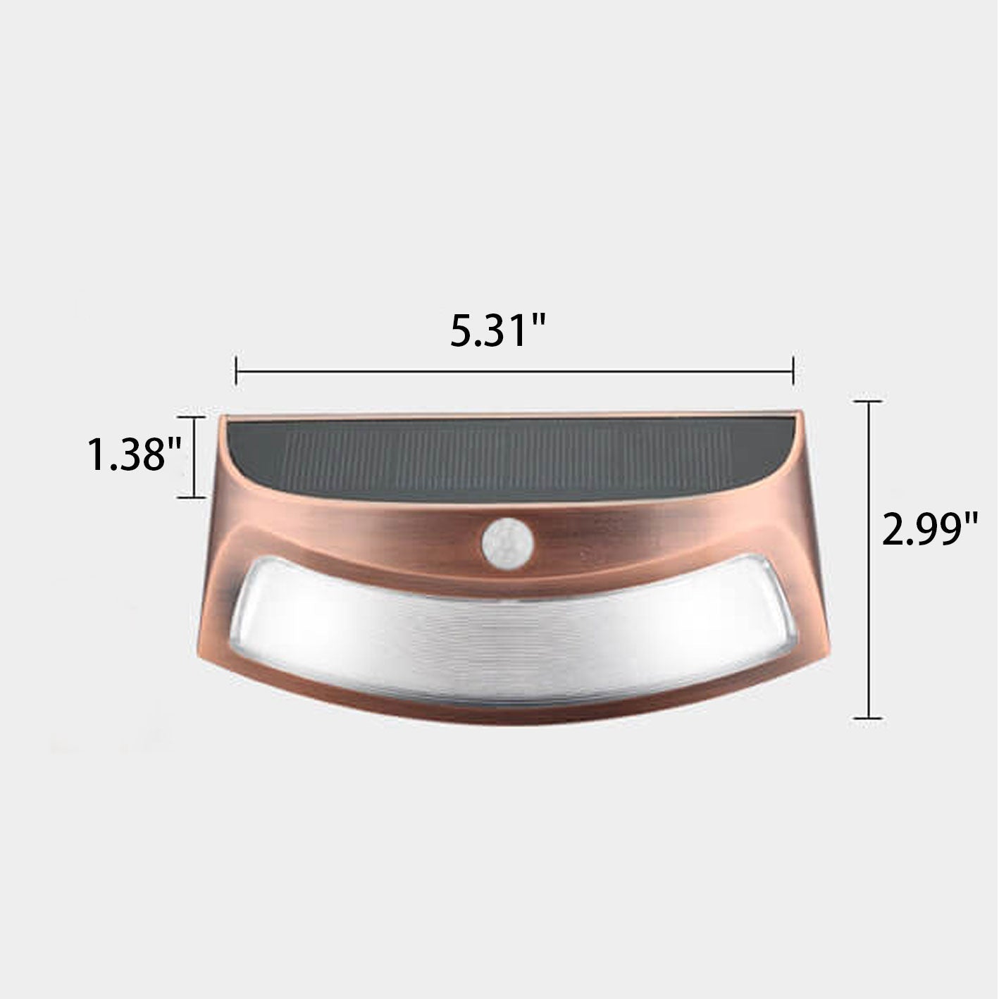 Solar Outdoor Waterproof Patio LED Wall Sconce Lamp