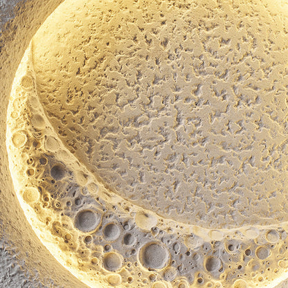 Waterproof Round Moon Warm Light LED Wall Sconce Lamp