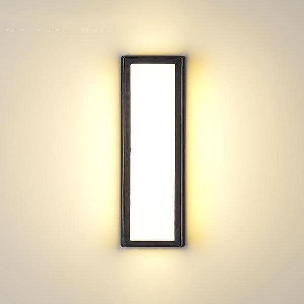 Square Aluminum Acrylic LED Waterproof Wall Sconce Lamp