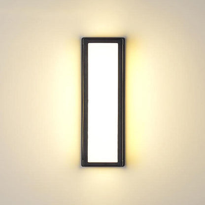 Square Aluminum Acrylic LED Waterproof Wall Sconce Lamp