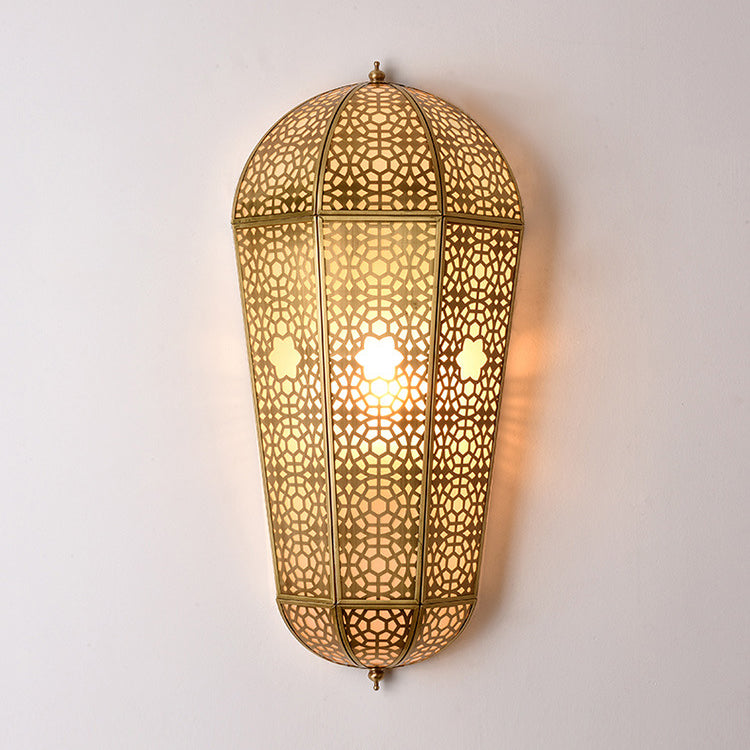 Full Out Semi-cone Shade PVC 1-Light Wall Sconce Lamp