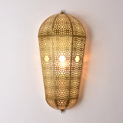 Full Out Semi-cone Shade PVC 1-Light Wall Sconce Lamp