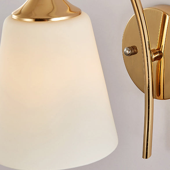 Contemporary Nordic Pod Iron Glass 1-Light Wall Sconce Lamp