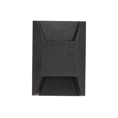 Outdoor Square Up and Down Glow LED Wall Sconce Lamp