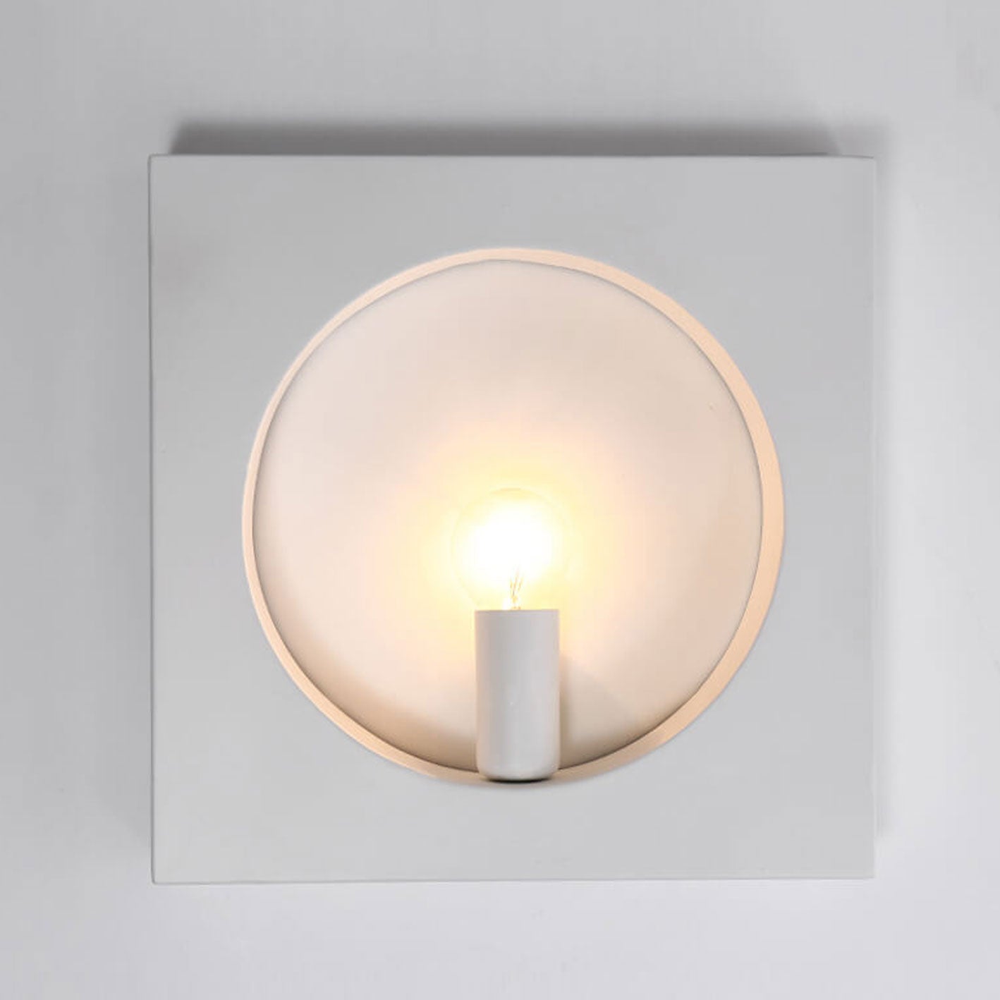 Creative Square Round Iron 1-Light Wall Sconce Lamp