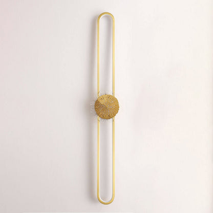 Full Copper Minimalist Ring Design LED Wall Sconce Lamp