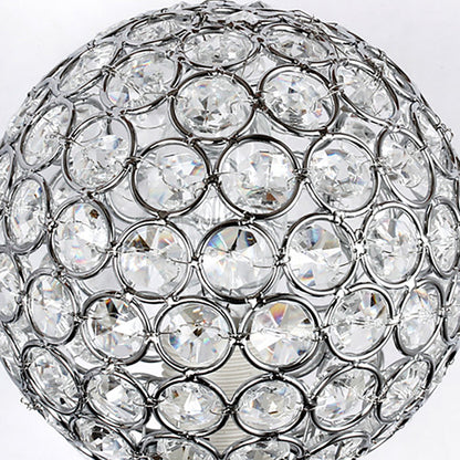 Scandinavian Base Iron Crystal 1/2 Light Wall Sconce Lamp