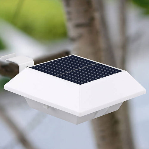 Solar Shape Design Fence Light LED Outdoor Wall Sconce Lamp