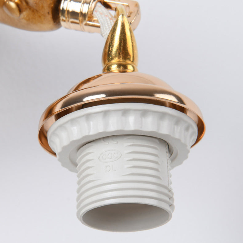 Guitar Player Resin Crystal 1-Light Wall Sconce Lamp