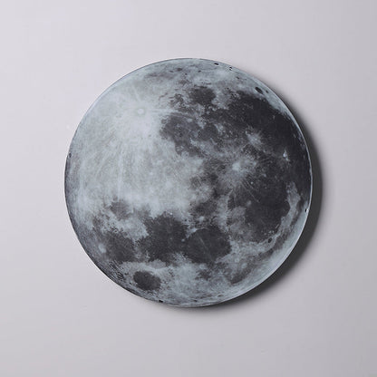 Creative Round Moon Aluminum Acrylic LED Wall Sconce Lamp