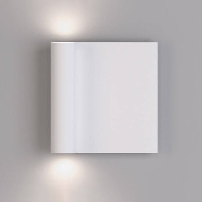 Square Up and Down Illuminated LED Wall Sconce Lamp