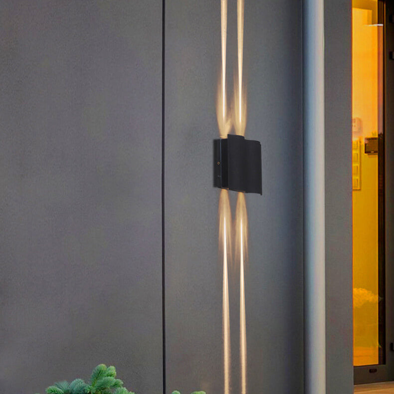 Arc Square LED Outdoor Waterproof LED Wall Sconce Lamp