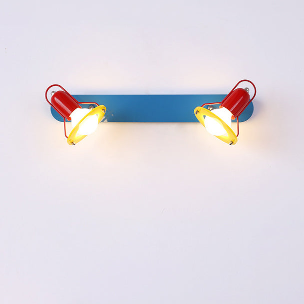 Childlike Iron 2-Light Mirror Front Wall Sconce Lamp